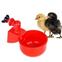 POULTRY CHICKEN BIRD WATER BOWL WITH SCREW