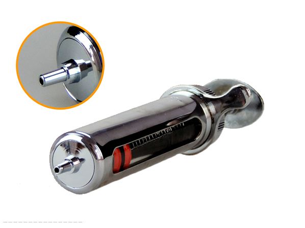 Stainless steel syringe