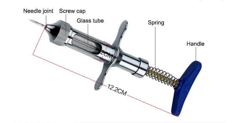 Chicken vaccines syringe