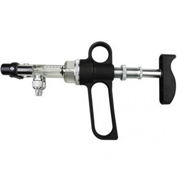 SYRINGE PUMP WITH DOUBLE-BARRELED