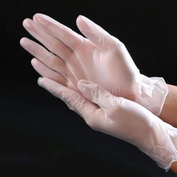 Disposable PVC gloves