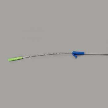 Midium spiral catheter with handle + intra-uterus probe with graduation