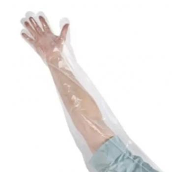 Disposable long gloves