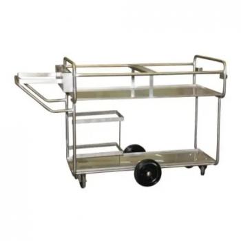 Frame treatment trolley